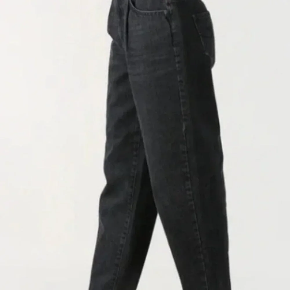 FIRM. NWT Old Navy Dark Wash Denim Jeans Extra High-Rise Balloon. Size 8 Women's - Picture 8 of 16
